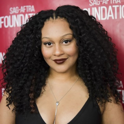 Aliyah Royale arrived at SAG-AFTRA Foundation.